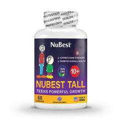 Viên Uống Tăng Chiều Cao Nubest Tall 10+ - Hỗ Trợ Phát Triển Xương Chắc Khỏe Cho Trẻ Em Từ 10 Tuổi, Sản Phẩm Mỹ