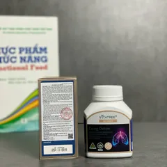Viên Uống Bổ Phổi Vitatree Lung Detox 60 Viên - Hỗ Trợ Hô Hấp, Thải Độc Phổi Từ Thảo Dược Thiên Nhiên, Giảm Ho, Tăng Cường Miễn Dịch
