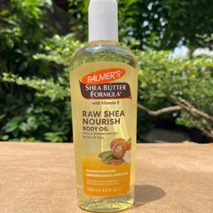 Dầu Dưỡng Body Palmer's Bơ Hạt Mỡ & Vitamin E 250ml - Giúp Dưỡng Ẩm và Nuôi Dưỡng Da Khô, Nhạy Cảm, Được Bác Sĩ Da Liễu Chấp Thuận