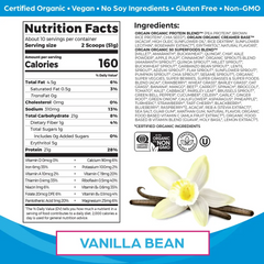 Bột Protein Hữu Cơ Orgain Organic Protein 1.2kg - 21g Protein Thực Vật, 50 Superfoods, Hỗ Trợ Tiêu Hóa Tự Nhiên, Vegan