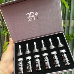Serum Dưỡng Trắng Da Rebirth Miracle C Whitening - Hộp 6 Ống 10ml, Làm Trắng, Giảm Nám, Cấp Ẩm, Chống Lão Hóa Da