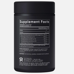 Dầu Cá Sports Research Triple Strength Omega-3 Fish Oil 150 Viên - Bổ Sung 1.250mg Omega-3 Hỗ Trợ Tim, Trí Não, Thị Lực - Chính Hãng Mỹ
