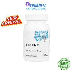 Viên Kẽm Hữu Cơ Zinc Picolinate THORNE 60 Viên - Tăng Đề Kháng, Hỗ Trợ Cân Bằng Nội Tiết Tố, Sức Khỏe Tốt Hơn Cho Cơ Thể