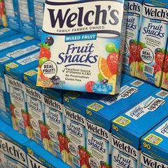 Kẹo Dẻo Trái Cây Welch's Fruit Snacks 90 Gói - Ngọt Ngào Từ Trái Cây Tự Nhiên, Bổ Sung Vitamin C, Không Gluten, Hương Vị Đặc Biệt
