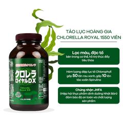 Tảo lục Chlorella Royal DX Japan 1550 viên