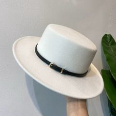 Mũ Phớt Nữ Dạ Giữ Ấm - Mũ Cao Bồi Thời Trang, Chất Liệu Cao Cấp Không Bai Xù, Phụ Kiện Mùa Đông Xinh Xắn