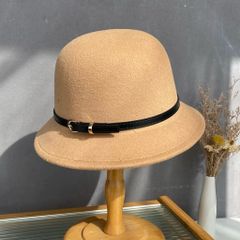 Mũ Dạ Nỉ Nữ Giữ Ấm Mùa Đông - Thiết Kế Thời Trang Cao Cấp, Dây Điều Chỉnh, Nhiều Màu Sắc