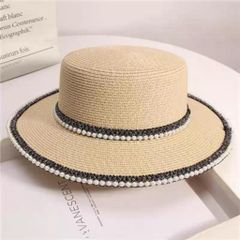 Nón Cói Cao Bồi Ngọc Trai Vành Ngắn Thời Trang Nữ - Đẹp Cho Du Lịch, Cafe, Dạo Phố, Chụp Ảnh Sống Ảo