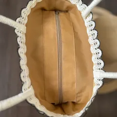 Túi Cói Xách Tay Mini Kèm Nón Rộng Vành - Phụ Kiện Đi Biển Vintage Cho Nữ, Dễ Phối Đồ, Thân Thiện Với Môi Trường