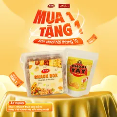 TPN Foods Snack Box – Bánh Hạt Dinh Dưỡng Cao Cấp 10 Loại Giòn Ngon Bổ Dưỡng - Hộp 400g/650g