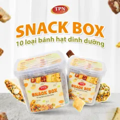TPN Foods Snack Box – Bánh Hạt Dinh Dưỡng Cao Cấp 10 Loại Giòn Ngon Bổ Dưỡng - Hộp 400g/650g