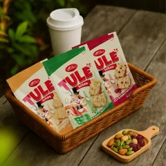 Snack Tule Bites Millinuts 100g - Thơm Ngon Vị Nho Khô, Việt Quất, Hạt Bí, Gừng & Mật Ong - Ăn Vặt Healthy, Tiện Lợi