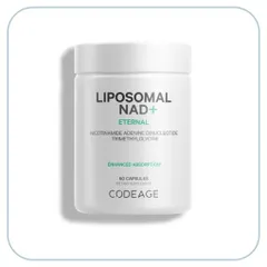 Viên uống đẩy lùi lão hóa Codeage Liposomal NAD+ 60 viên - Tăng cường năng lượng, cải thiện trí nhớ, hỗ trợ sức khỏe tổng thể