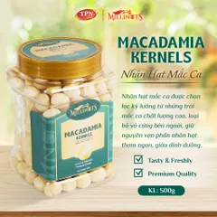 Nhân Hạt Mắc Ca Millinuts - Giòn Rụm Béo Bùi Giàu Dinh Dưỡng - Hủ 500g