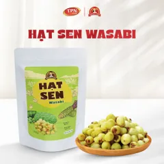 Snack Sen Wasabi Mama's Food - Đặc Sản Giòn Rụm Củ Sen và Hạt Sen Sấy - Hương Vị Độc Đáo Và Ngon Ngay Túi 100g/150g
