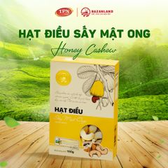 Điều Sấy Mật Ong Bazanland - Hạt Điều Nguyên Chất Hòa Quyện Vị Ngọt Mật Ong - Đặc Sản Cao Nguyên 100g, Thực Phẩm Bổ Dưỡng