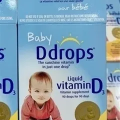Vitamin D3 Baby Ddrops 90 giọt 400UI 2,5ml - Bổ sung vitamin D tự nhiên cho trẻ sơ sinh, hỗ trợ phát triển xương và hệ miễn dịch