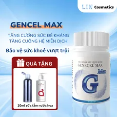 Thực phẩm chức năng Gencel Max 30 viên - Tăng cường sức đề kháng và hệ miễn dịch, hỗ trợ sức khỏe tổng thể