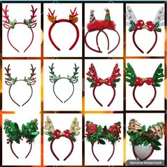 Mũ Noel và Cài Tóc Giáng Sinh Dễ Thương Cho Bé - Phụ Kiện Trang Trí Lễ Hội, Thích Hợp Dự Tiệc và Biểu Diễn