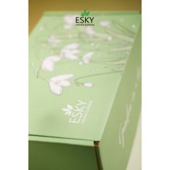 Hộp Quà Cao Cấp ESKY AROMA GARDEN - Hộp Giấy Đựng Quà Sang Trọng (15x25x10cm) kèm Giấy Rơm - Quà Tặng Ý Nghĩa cho Mọi Dịp Lễ