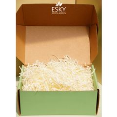 Hộp Quà Cao Cấp ESKY AROMA GARDEN - Hộp Giấy Đựng Quà Sang Trọng (15x25x10cm) kèm Giấy Rơm - Quà Tặng Ý Nghĩa cho Mọi Dịp Lễ