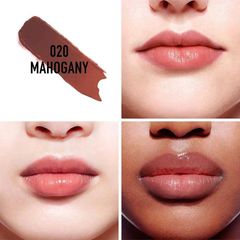 Son Dưỡng Dior Addict Lip Glow 020 Mahogany - Son Dưỡng Màu Đỏ Nâu Tự Nhiên, Cung Cấp Độ Ẩm, Thiết Kế Sang Trọng, Dưỡng Môi Mềm Mại