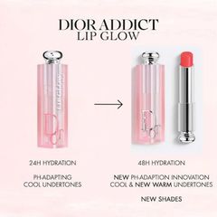 Son Dưỡng Dior Addict Lip Glow Balm 075 Gummy Màu Hồng Đào - Dưỡng Ẩm Mịn Màng, Tự Nhiên, Sang Trọng Từ Thương Hiệu Dior