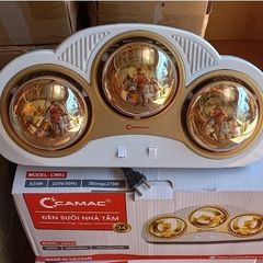 Đèn Sưởi Nhà Tắm 3 Bóng Camac CM03 - Công Suất 825W, Tiết Kiệm Năng Lượng, Giúp Ấm Áp Thoải Mái Trong Mùa Đông