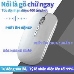 Chuột AI Thông Minh A7 Bluetooth & 2.4G, Dịch Giọng Nói & Văn Bản Hỗ Trợ 120 Ngôn Ngữ