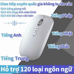 Chuột AI Thông Minh A7 Bluetooth & 2.4G, Dịch Giọng Nói & Văn Bản Hỗ Trợ 120 Ngôn Ngữ