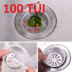 Combo 300 Túi Lưới Lọc Rác Bồn Rửa Chén An Toàn, Tiện Dụng - Giải Pháp Ngăn Tắc Nghẽn và Mùi Hôi Hiệu Quả cho Bếp Hàng Ngày