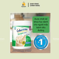 Sữa Bột Glucerna Hunger Smart 635g - Hỗ Trợ Người Tiểu Đường, Giúp Kiểm Soát Đường Huyết, Hương Vani Ngon Miệng