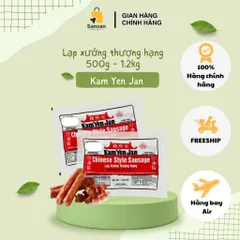 Lạp xưởng Kam Yen Jan Thượng Hạng Trung Quốc - Sausage 500g Chất Lượng Cao, Nguyên Liệu An Toàn Từ Mỹ