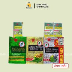 Dầu Gió Eagle Brand Medicated Oil Xanh, Vàng, Trắng - Chăm Sóc Cá Nhân, Giảm Đau, Sản Phẩm Chính Hãng Singapore, Hàng Nội Địa Mỹ
