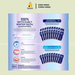 Set Dán Trắng Răng Crest 3D Whitestrips - 20 Miếng Chuyên Sâu + 10 Miếng Duy Trì, Hiệu Quả Tại Nhà, An Toàn Cho Men Răng