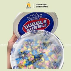 Kẹo Singum Dubble Bubble Hương Trái Cây Mỹ - Thùng 380 Viên 1.71kg, Kẹo Nhai Thổi Bóng Bóng Ngon Mê Ly