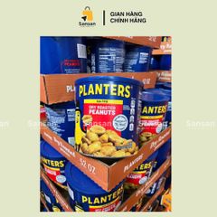 Đậu Phộng Rang Muối Planters 1.47kg - Snack Giòn Bùi, Healthy, Nguyên Chất Mỹ, Snack Ăn Vặt Thơm Ngon