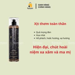 Xịt thơm toàn thân Bath & Body Works 236ml - Mùi hương quyến rũ Dark Kiss, A Thousand Wishes, Cherry Blossom và nhiều loại khác, chính hãng Mỹ