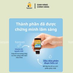 Vitamin D3 Ddrops 400UI cho trẻ sơ sinh - Thực phẩm bảo vệ sức khỏe 90 giọt, hỗ trợ phát triển xương khỏe mạnh, nhập khẩu Mỹ