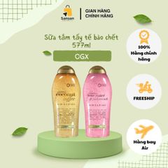 Sữa Tắm Tẩy Tế Bào Chết OGX Coconut Coffee 577ml - Sữa Tắm 3 in 1 Dưỡng Da và Tẩy Da Chết Hương Cafe Thơm Mịn Da