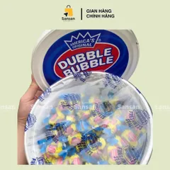 Kẹo Singum Dubble Bubble Hương Trái Cây Mỹ - Combo 20 Viên, Ngọt Ngào, Thổi Bóng Thoải Mái, Thương Hiệu Nổi Tiếng