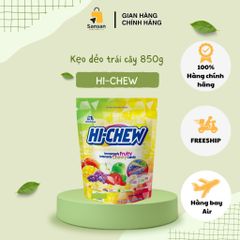Kẹo dẻo trái cây Hi-Chew USA 850g - Kẹo nhai mềm vị trái cây tự nhiên, không phẩm màu, không chất bảo quản, ăn vặt ngon miệng