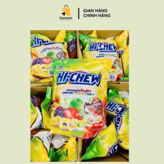 Kẹo dẻo trái cây Hi-Chew USA 850g - Kẹo nhai mềm vị trái cây tự nhiên, không phẩm màu, không chất bảo quản, ăn vặt ngon miệng