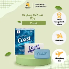 Xà phòng Coast Classic 113g - Xà bông tắm và rửa tay hương biển dịu nhẹ, an toàn cho cả gia đình, sản phẩm nội địa Mỹ.