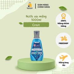 Nước Súc Miệng Crest Pro-Health Advanced 1000ml - Chăm Sóc Răng Miệng Toàn Diện, Không Cồn, An Toàn Cho Trẻ Em Từ 6 Tuổi