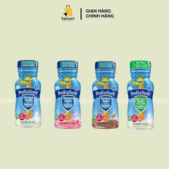 Sữa nước PediaSure Grow and Gain hương Vanilla / Dâu / Socola 237ml - Chất xơ, Probiotic, Dinh dưỡng cho trẻ 1-13 tuổi - Hàng nội địa Mỹ