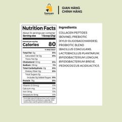 Bột Collagen Peptides Orgain Probiotics 726g - Hỗ Trợ Sức Khỏe Da Tóc Móng, Không Hương Vị, Dễ Dàng Kết Hợp Với Thức Ăn