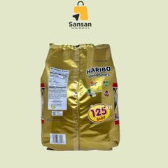 Kẹo Dẻo Gấu Haribo Goldbears 1.42kg (125 Gói Mini) - Hương Vị Quả Tự Nhiên Ngon Miệng, Thích Hợp Cho Trẻ Em và Người Lớn
