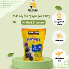 Mận Sấy Dẻo Nguyên Quả Kirkland Sunsweet 1.59kg - Snack Thơm Ngon, Nguồn Dinh Dưỡng Từ California, Không Chất Bảo Quản