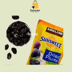Mận Sấy Dẻo Nguyên Quả Kirkland Sunsweet 1.59kg - Snack Thơm Ngon, Nguồn Dinh Dưỡng Từ California, Không Chất Bảo Quản